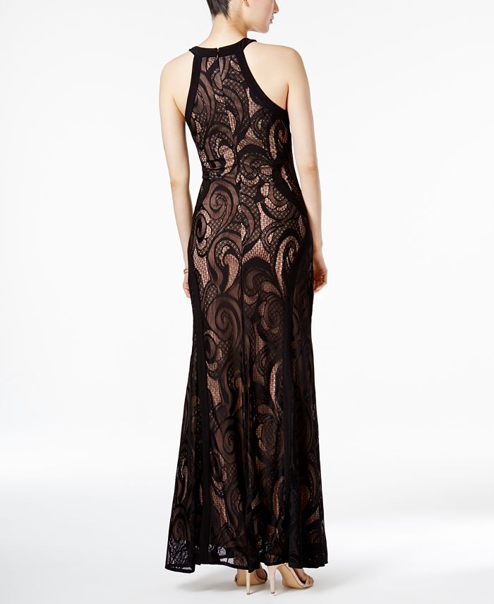 Nightway Printed A-Line Gown & Reviews - Dresses - Women - Macy's