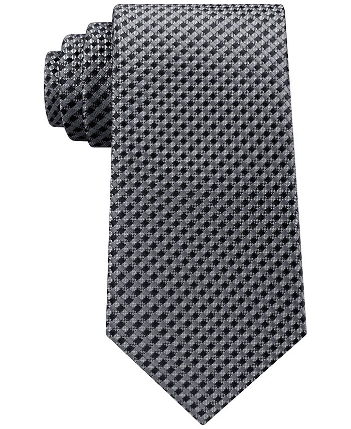 Unlisted Kenneth Cole Unlisted Men's Natte Grid Tie - Macy's