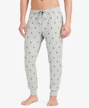 image of Polo Ralph Lauren Men-s Lightweight Cotton Logo Pajama Pants