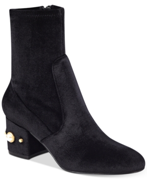 Ivanka Trump Previ Detailed Ankle Booties Womens Shoes