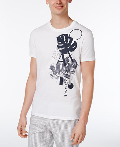 Armani Exchange Men's Slim-Fit Graphic Print T-Shirt