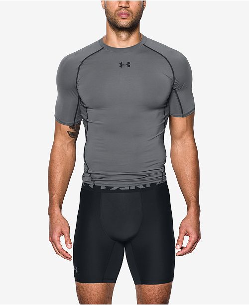 Under Armour Men S Heatgear Armour Mid Compression 6 Shorts