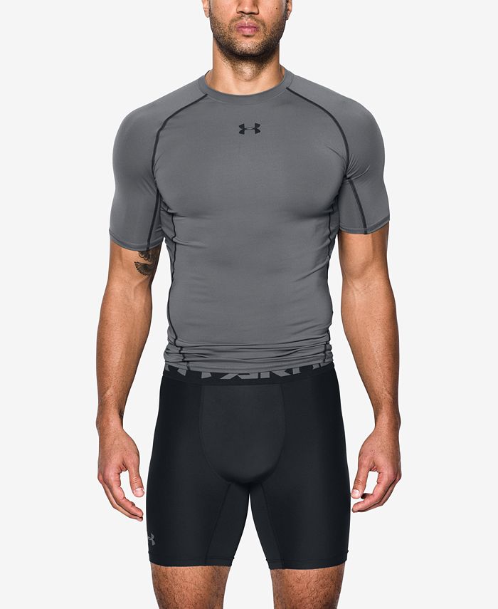 Under Armour Men's HeatGear® Armour Mid Compression 6 Shorts - Macy's