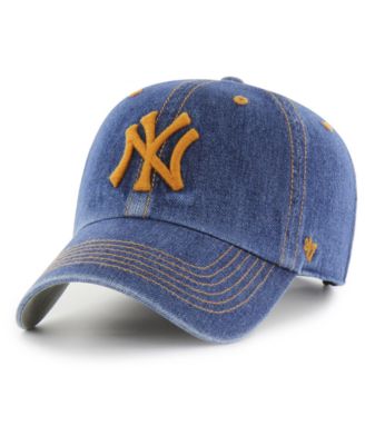 denim new york yankees hat