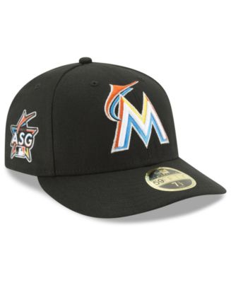 New Era Miami Marlins Miami ASG Patch Low Profile 59FIFTY Fitted Cap ...