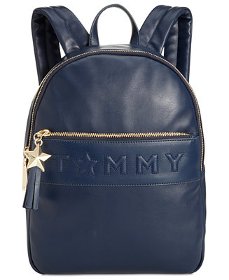 Tommy Hilfiger Logo Story Smooth Small Backpack - Macy's