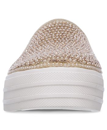 Skechers shiny dancer slip on hotsell