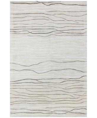 Kenneth Mink - Waves 5'6" x 8'6" Area Rug, Only at Macy's