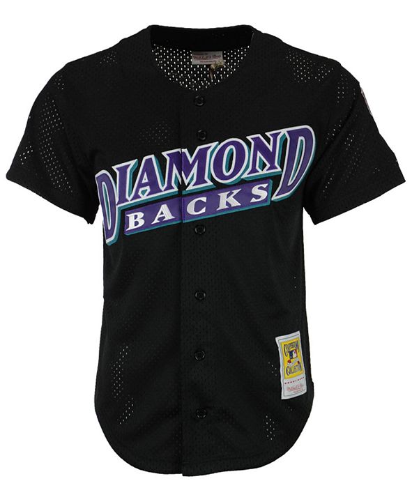 Randy Johnson Arizona Diamondbacks 2001 World Series Men's Alternate Black Jersey - Majestic 2 thumbnail image
