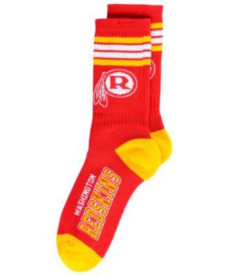 For Bare Feet - 4 Stripe Deuce Crew Socks