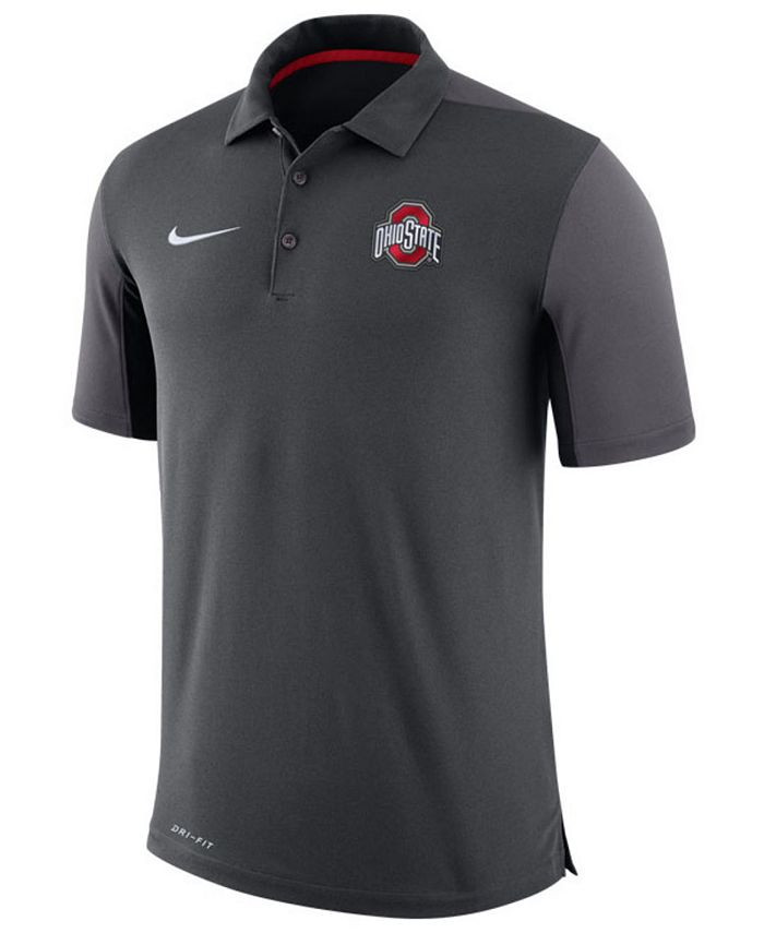 Nike Men's Ohio State Buckeyes Team Issue Polo & Reviews - Sports Fan ...