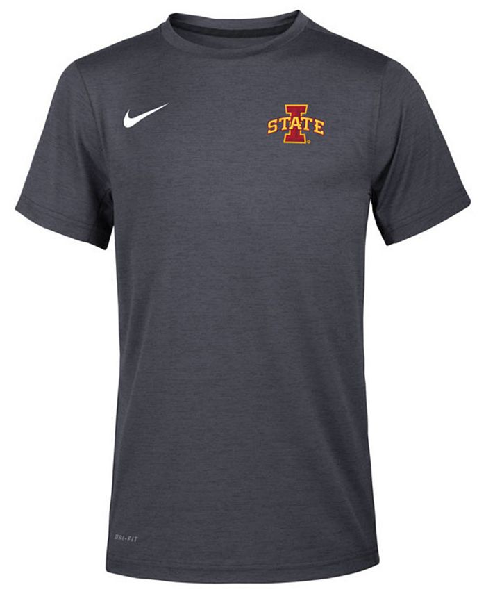 Nike Iowa State Cyclones Dri-Fit Coach T-Shirt, Big Boys (8-20) - Macy's