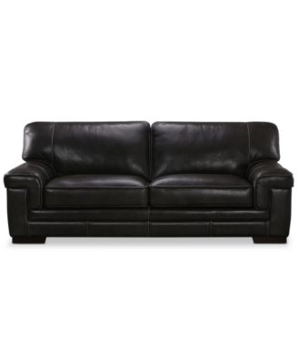 Myars 91" Leather Sofa, Created for Macy's