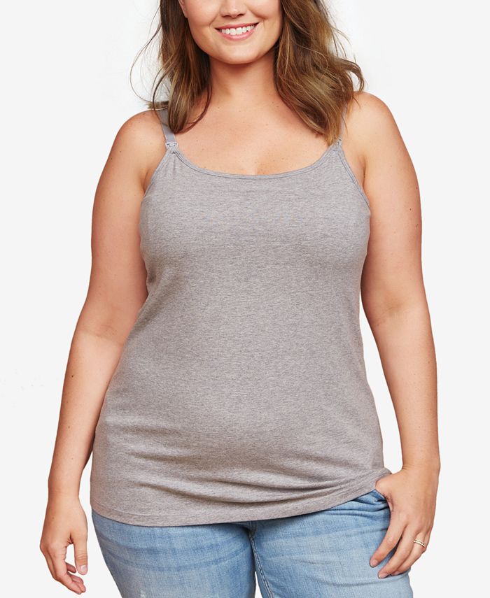 Motherhood Maternity Plus Size ClipDown Nursing Tank Top Macy's