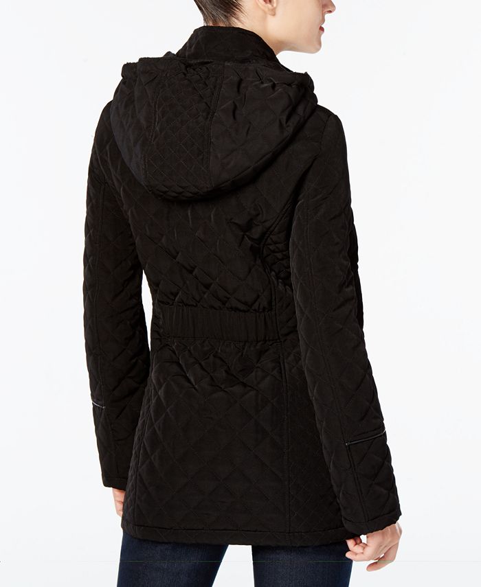 Laundry by Shelli Segal Quilted Toggle Coat - Macy's