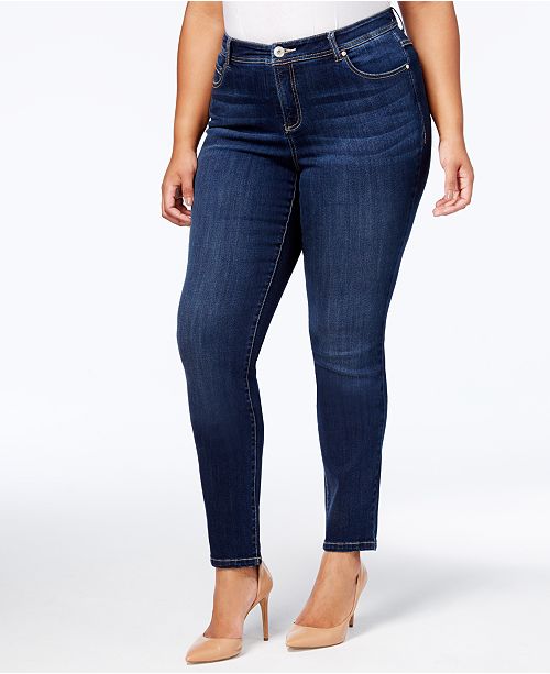 INC International Concepts I.N.C. Plus Size Tummy Control Skinny Jeans