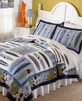 Laura Hart Kids Catch a Wave Reversible 3 Pc. Full Queen Cotton Quilt Set Macy s