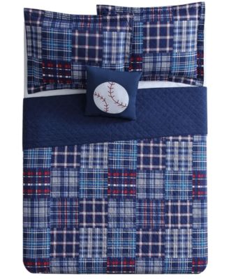 My World Kids Plaid Patchwork Reversible 4-Pc. Quilt Set, Full/Queen