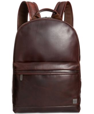 knomo london leather laptop backpack