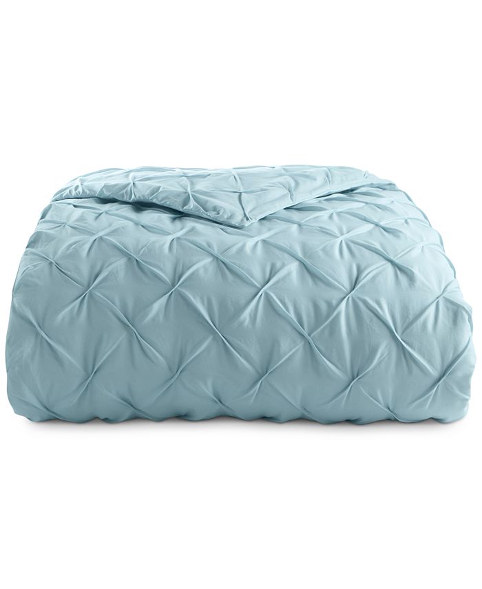 Martha Stewart Collection You Compleat Me Blue 3Pc. Full/Queen Comforter Set, Created for Macy