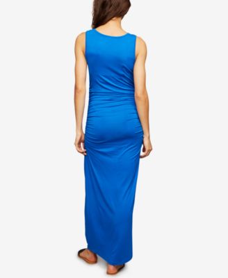 Isabella Oliver Maternity Ruched Maxi Dress