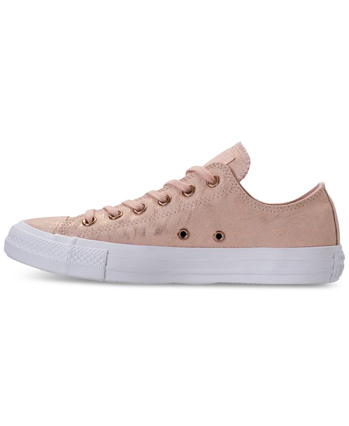 Converse Women's Chuck Taylor Ox Shimmer Casual Sneakers from Finish ...