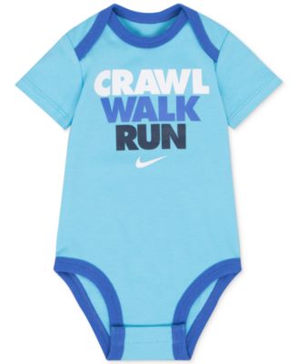 Nike 2 Fast 2 Catch Cotton Bodysuit, Baby Boys (0-24 months) - All ... Nike Crawl Walk Run Cotton Bodysuit, Baby Boys (0-24 months)