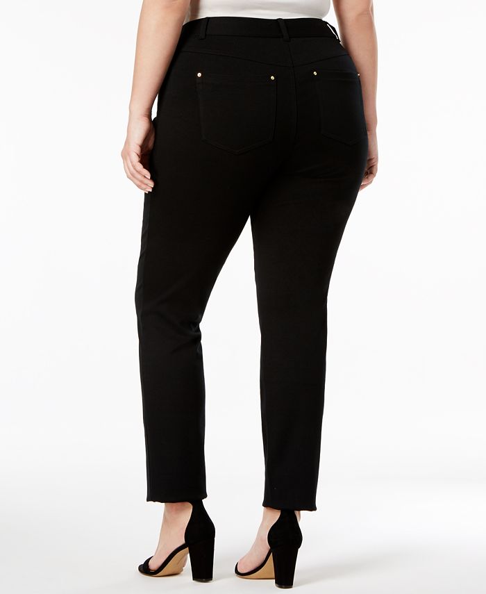INC International Concepts Plus Size Skinny Ponte Pants, Created for ...