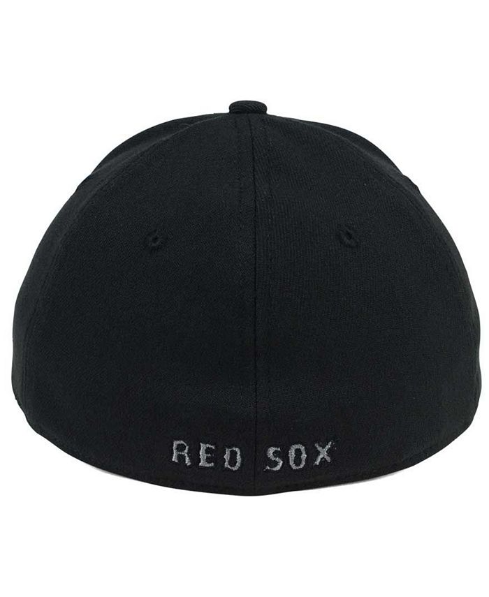 New Era Boston Red Sox Black and Charcoal Classic 39THIRTY Cap ...