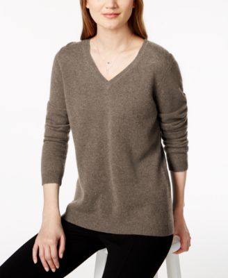 macy's v neck sweaters