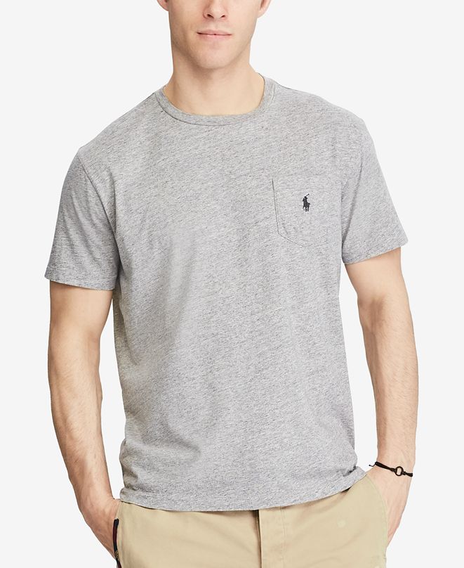 Polo Ralph Lauren Mens Classic Fit Crew Neck Pocket T Shirt And Reviews T Shirts Men Macys 0300