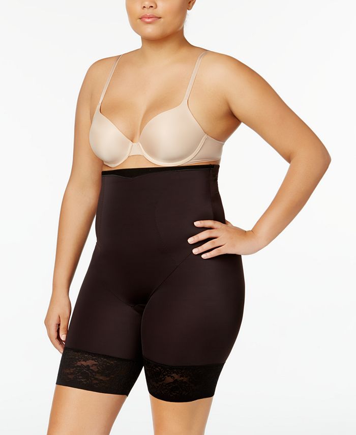 Maidenform Firm Foundations Plus Size Firm Control High Waist Thigh Slimmer  DM1024 - Macy's