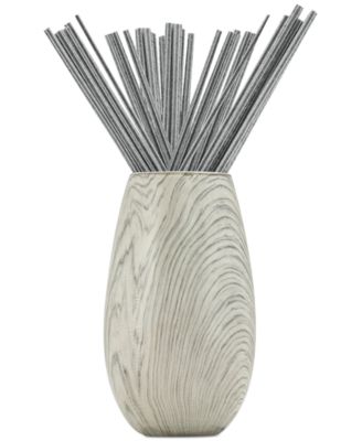 Joy Mangano - 20-County Forever Fragrant Seaside Willow Sticks & Vase