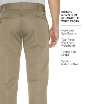 Dickies Men's Slim-Straight Fit Work Pants - Macy's