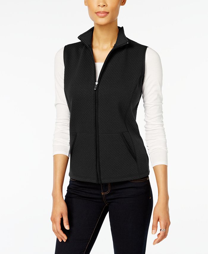 black distressed cardigan