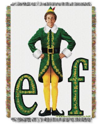Warner Brothers - Elf Movie Pose Triple Woven Tapestry Throw