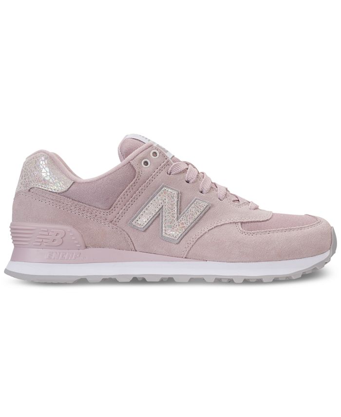 New Balance Women's 574 Shattered Pearl Casual Sneakers from Finish ...