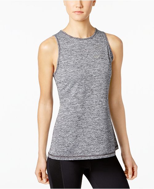 Ideology Heathered Keyhole-Back Tank Top, Created for Macy's & Reviews ...