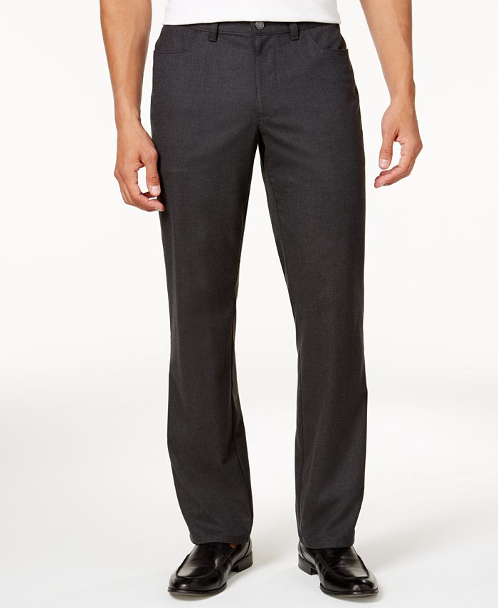 Alfani Men's Soft-Touch Four-Pocket Stretch Pants, Created for Macy's ...