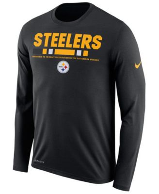 steelers dri fit shirt long sleeve