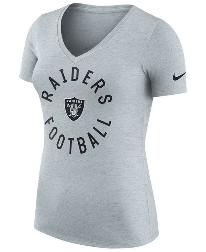 Nike Women's Oakland Raiders Dri-Fit Touch T-Shirt - Macy's