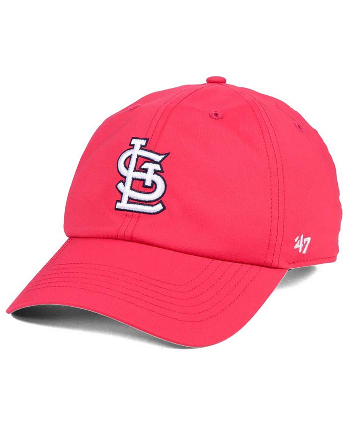 47 Brand St. Louis Cardinals Gray White CLEAN UP Cap - Macy's