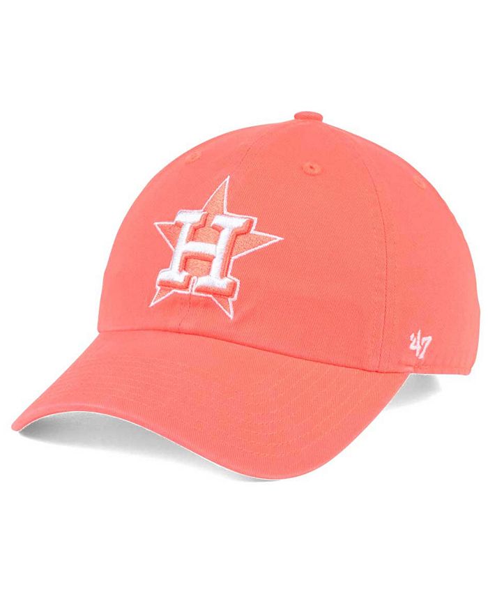 Men's Houston Astros '47 Orange Clean Up Adjustable Hat