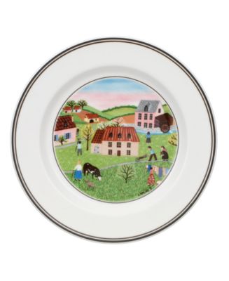 Villeroy & Boch Design Naif Bread and Butter Plate Spring Morning - Macy's