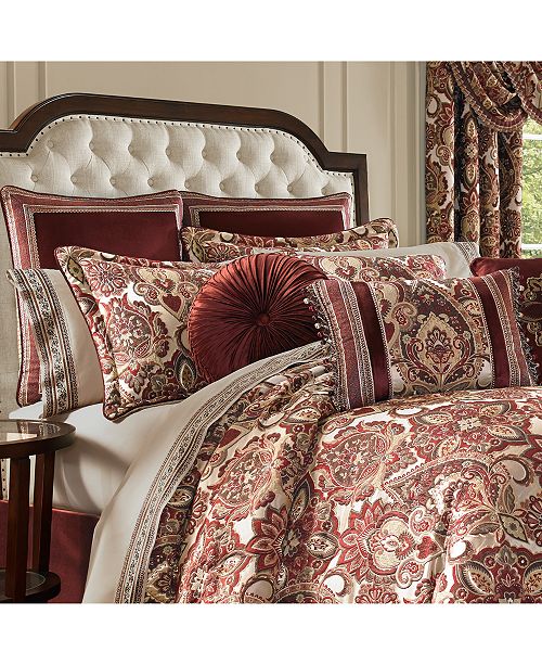 J Queen New York Rosewood Burgundy Comforter Sets Reviews
