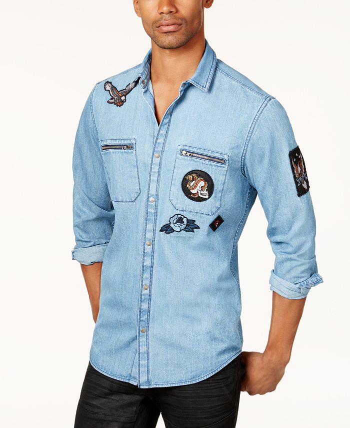 Macy's shop denim shirt