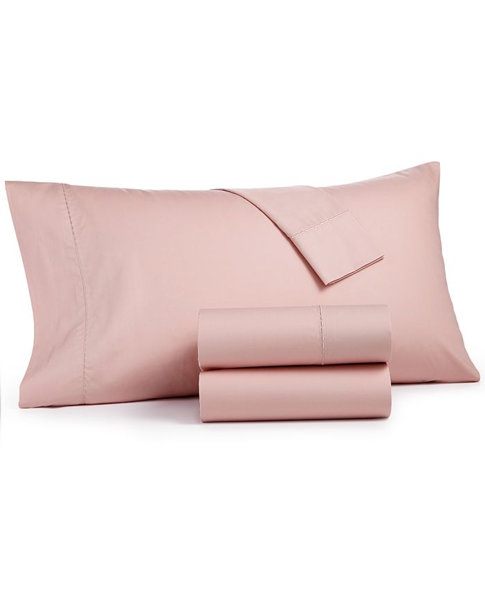 Martha Stewart Collection 4Pc. Solid California King Sheet Set, 400