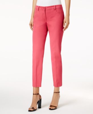 anne klein straight leg trousers