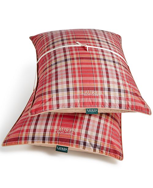Lauren Ralph Lauren Sophia Reversible Yarn Dyed Plaid 2 Pack