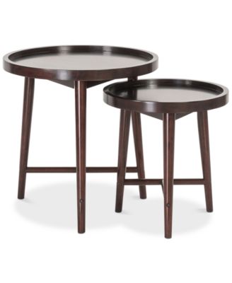 Furniture - Intersect Nesting Tables (Set Of 2), Quick Ship